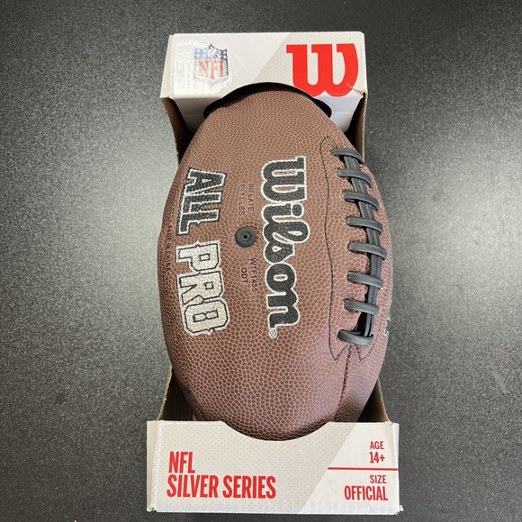 Wilson NFL Official Size All Pro Football Tackified Composite Blk Lace WTF 1455 - Picture 1 of 6